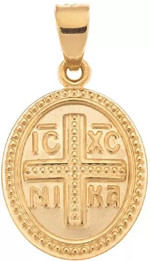 Charm Φυλαχτό ΚωνσταντινάτοΧρυσό 9 Καρατίων