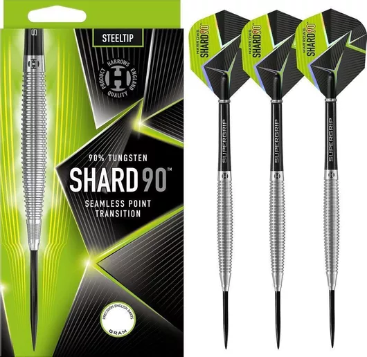 Harrows Shard W90 24g Steeltip Darts Set (3-Pack) - Harrows Darts