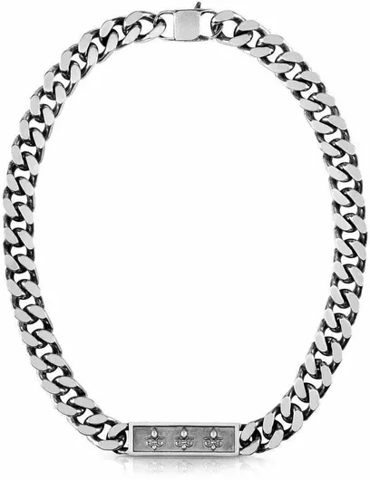 Κολιέ Guess ΑνδρικόΑτσάλι