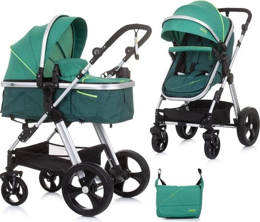 Πολυκαρότσι Chipolino Havana 2 σε 1 από Νεογέννητα Πράσινο