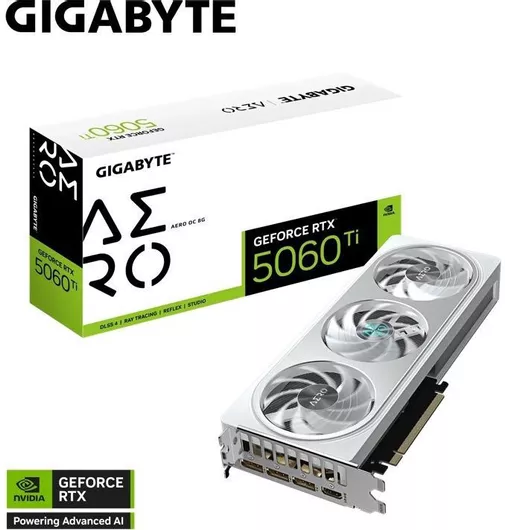 Κάρτα Γραφικών Gigabyte GeForce RTX 5060 Ti 8GB GDDR7 Aero OC
