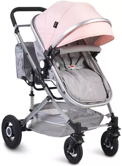 Πολυκαρότσι Moni Ciara 2 σε 1 από Νεογέννητα Ροζ