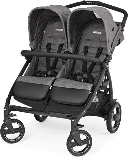 Καρότσι Διδύμων Peg Perego από Νεογέννητα Γκρι