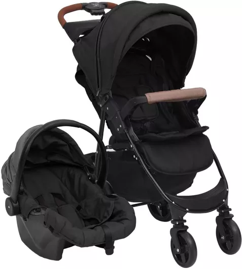 Πολυκαρότσι vidaXL 3 σε 1 από Νεογέννητα Γκρι