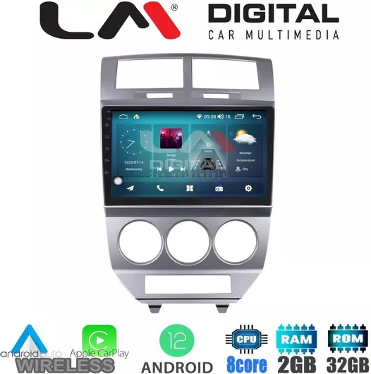 Ηχοσύστημα Αυτοκινήτου LM Digital για Dodge Caliber 2006-2012 (Bluetooth/USB/WiFi/GPS/Apple-Carplay/Android-Auto) με Οθόνη 10"