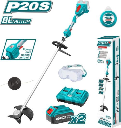 Χορτοκοπτικό Μπαταρίας Ώμου / Χειρός Total TSTLI200285 2x20V 4Ah 3kg