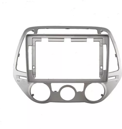 Πρόσοψη Hyundai I20 2008 2013 * Χειροκινητο Κλιματισμό Οθόνη Αυτοκίνητου Ηχοσύστημα Αφής 9" Ιντσών Android Mounting Frame Fascia Car Radio Panel Dash Εργοστασιακού Τύπου Πλαίσιο Πλαστικό