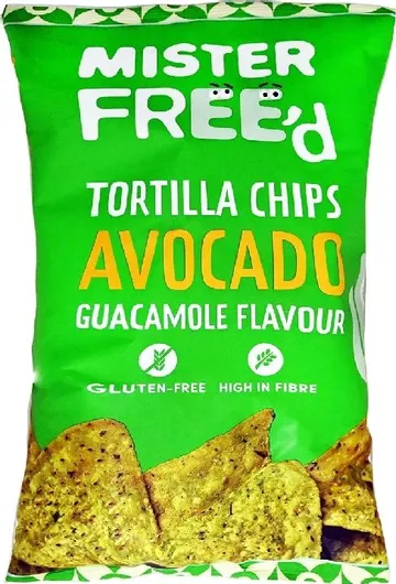 Nachos Mister Free'd με Γεύση Avocado & Guacamole Χωρίς Γλουτένη 135gr