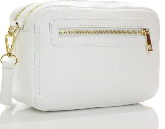 Γυναικεία Τσάντα Χιαστί Passaggio Leather Δερμάτινη Λευκό