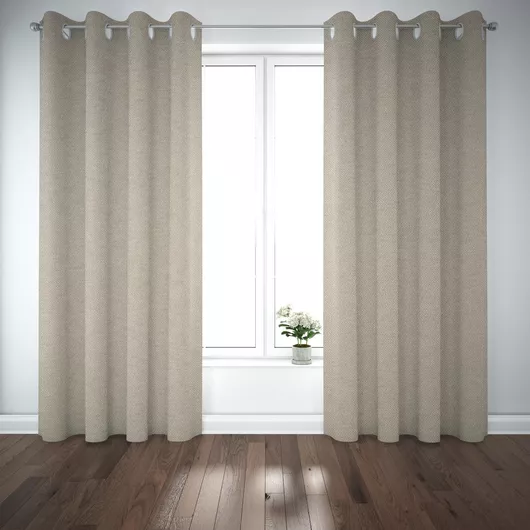 Κουρτίνα Living Project με Τρουκς Atlas Μπεζ 150x270cm