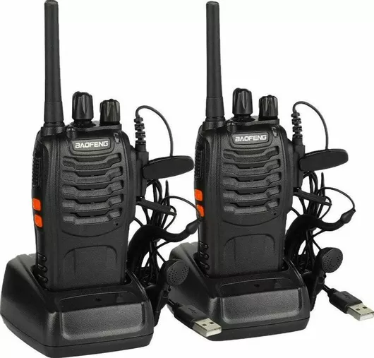 Baofeng BF-88E Ασύρματος Πομποδέκτης PMR 0.5W χωρίς Οθόνη Σετ 2τμχ
