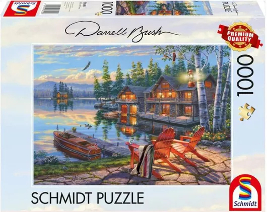 Lakeshore At Loon Lake New York Puzzle 2D 1000pcs