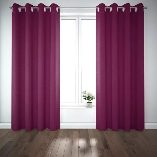 Κουρτίνα Living Project με Τρουκς Atlas Κόκκινο 300x270cm