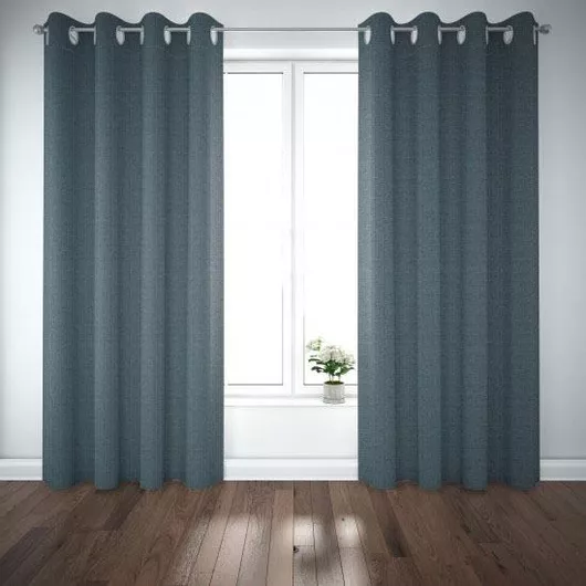 Κουρτίνα Living Project με Τρουκς Dubai Μπλε 200x280cm