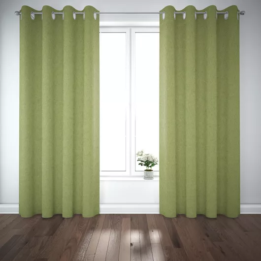 Κουρτίνα Living Project με Τρουκς Atlas Πράσινο 300x270cm