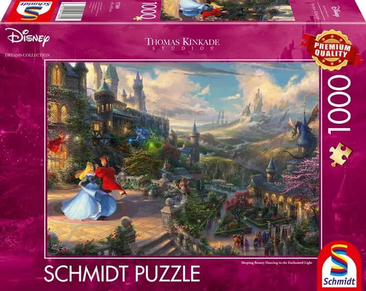 Puzzle Thomas Kinkade Studios: Sleeping Beauty Dancing in the Enchanted Light 2D 1000 Κομμάτια