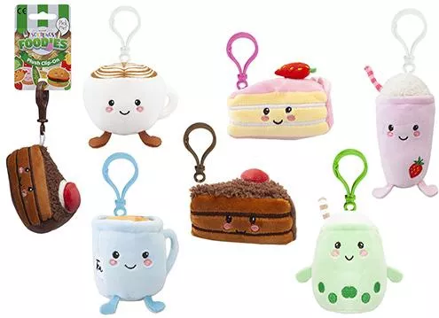 Μπρελόκ Λούτρινο Softlings Cafe Food Foodies Clip On 12cm Pm456187 Τυχαία Επιλογή
