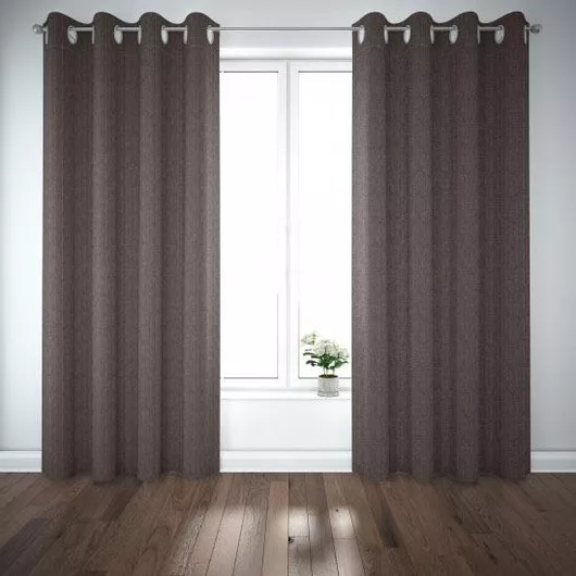 Κουρτίνα Living Project με Τρουκς Dubai Καφέ 400x280cm