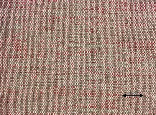 Κουρτίνα Sarlas με Τρουκς Κόκκινο 280x270cm