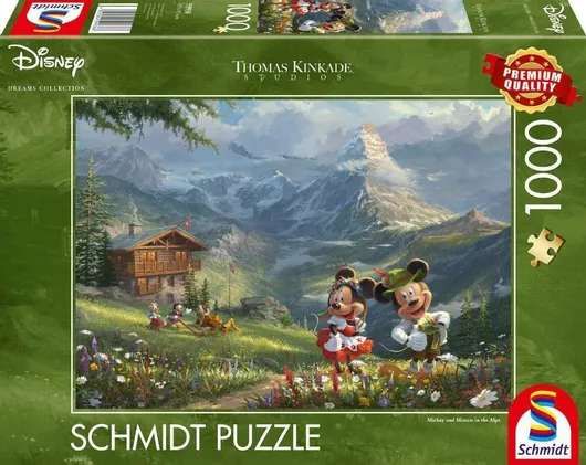 Puzzle Mickey & Minnie 2D 1000 Κομμάτια