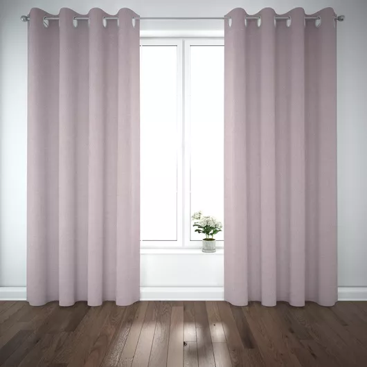 Κουρτίνα Living Project με Τρουκς Atlas Ροζ 200x270cm