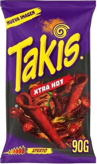 Πατατάκια Takis Xtra Hot με Γεύση Xtra Hot 90gr