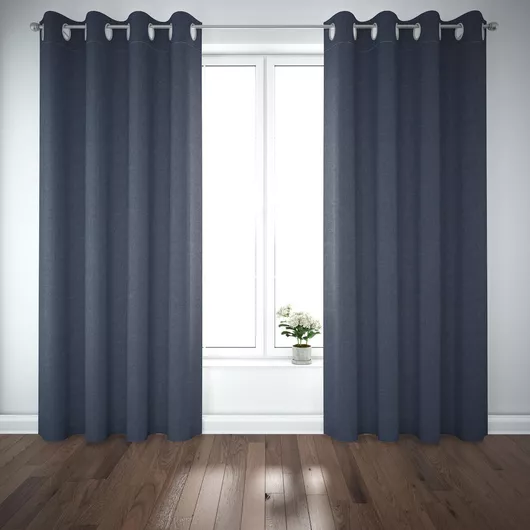 Κουρτίνα Living Project με Τρουκς Aspendos Μπλε 400x270cm