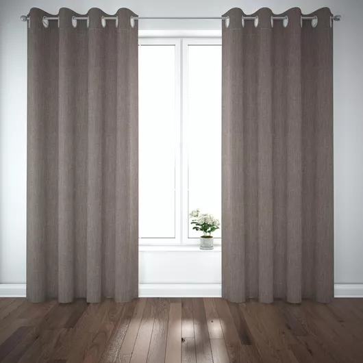 Κουρτίνα Living Project με Τρουκς Efes Καφέ 150x270cm