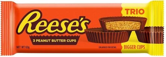 Σοκολατάκια Reese's Trio Peanut Butter Cups 63gr
