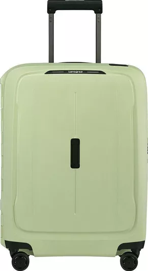 Samsonite Essens Spinner 55/20 Βαλίτσα Ταξιδίου Καμπίνας Σκληρή πράσινη με 4 Ρόδες Ύψους 55cm