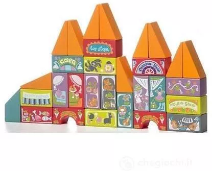 Τουβλάκι Cubika Νεραϊδόπολη Ξύλινα