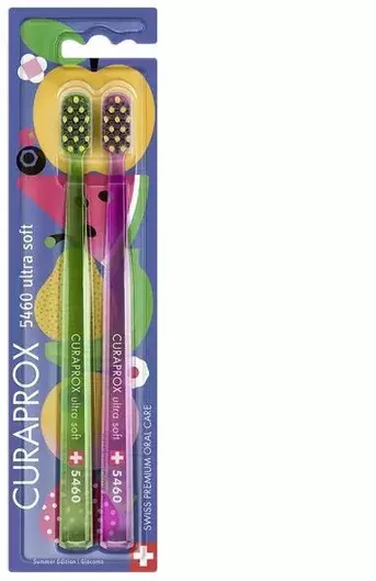 Οδοντόβουρτσες Curaprox 5460 Ultra Soft Μαλακή 2τμχ.
