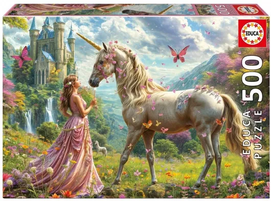 Fairies, Unicorns And Butterflies Puzzle 2D 500pcs