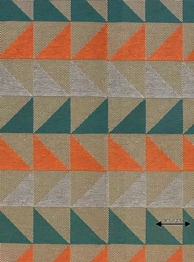 Κουρτίνα Sarlas με Τρουκς Geometric 280x270cm