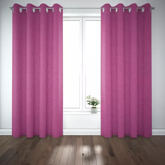 Κουρτίνα Living Project με Τρουκς Atlas Φούξια 150x270cm