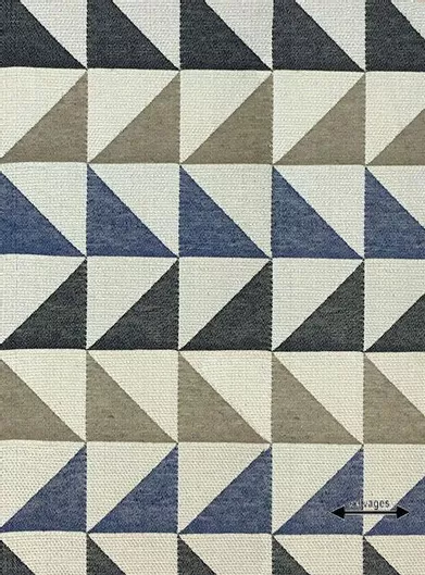 Κουρτίνα Sarlas με Τρέσα Geometric 280x270cm