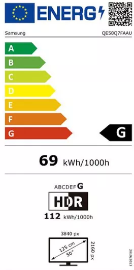 Samsung Smart Τηλεόραση 50" 4K UHD QLED Q7F HDR 2025QE50Q7FAAUXXH