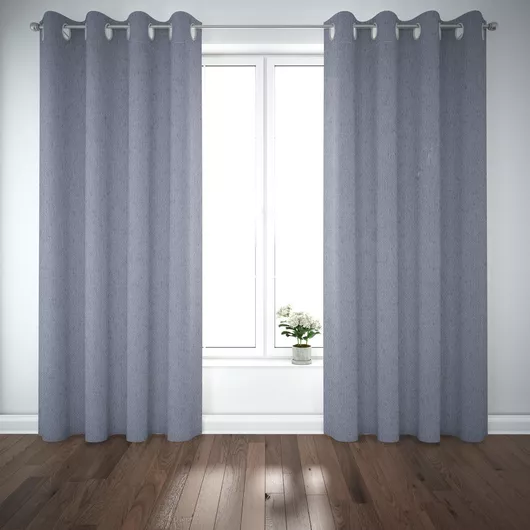 Κουρτίνα Living Project με Τρουκς Atlas Γκρι 150x270cm