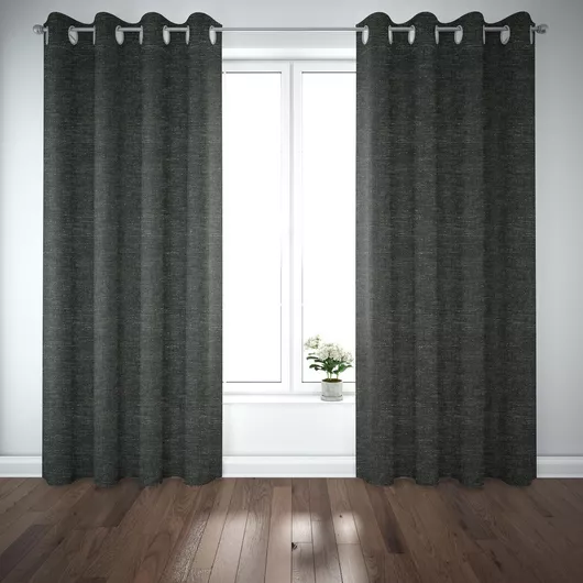 Κουρτίνα Living Project με Τρουκς Aspendos Μαύρο 300x270cm