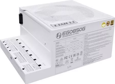 Τροφοδοτικό Υπολογιστή Lian Li EG0850 850W Λευκό Full Modular 80 Plus Gold