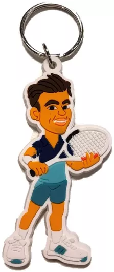 Μπρελόκ Babolat Dominic Thiem Λευκό