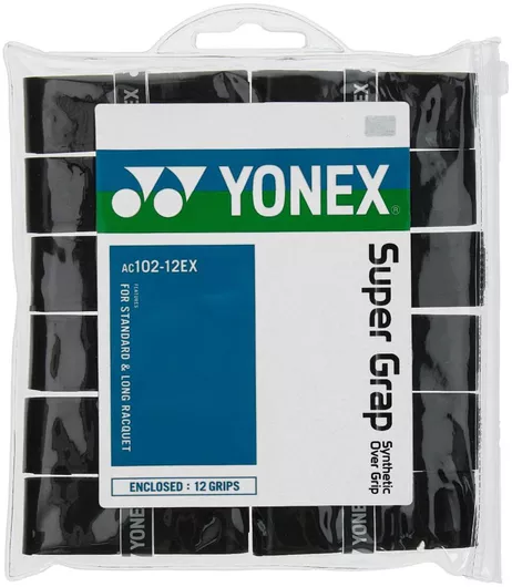 Overgrip Ρακέτας Yonex Super Grap X 12 Black