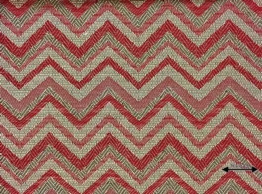 Κουρτίνα Sarlas με Τρέσα Κόκκινο 140x270cm