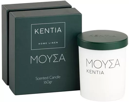 Αρωματικό Κερί Mood 25 Μουσα Άρωμα Secret Wood Κεντια Γυαλί 160gr