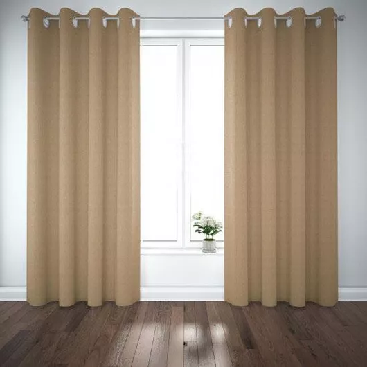 Κουρτίνα Living Project με Τρουκς Dubai Μπεζ 200x280cm