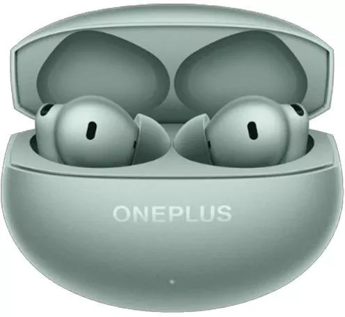 Bluetooth Handsfree Ακουστικό OnePlus Buds 4 με Αντοχή στον Ιδρώτα & Θήκη Φόρτισης Πράσινο