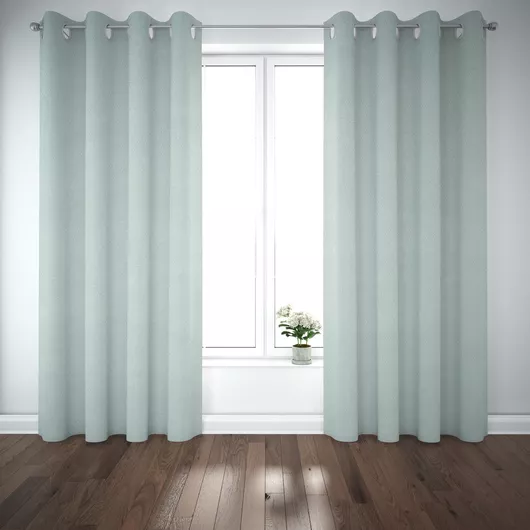 Κουρτίνα Living Project με Τρουκς Atlas Πράσινο 200x270cm