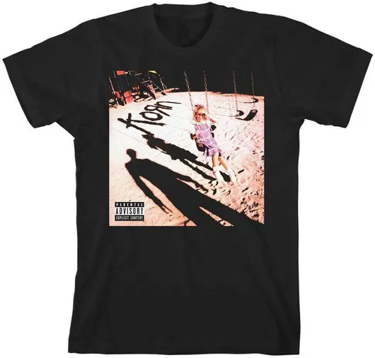 T-shirt Korn Μαύρο