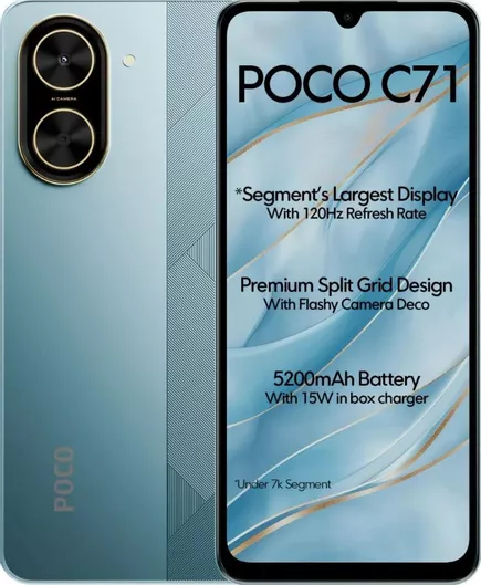 Xiaomi Poco C71 Dual SIM 4/128GB Μπλε