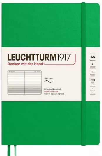 Σημειωματάριο Leuchtturm1917 A5 Ριγέ Πράσινο